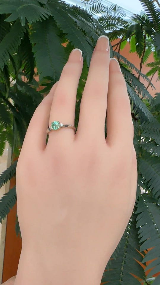 トルマリンリング（プラチナ） | ジュエリーブランド WAKO【広島和光】