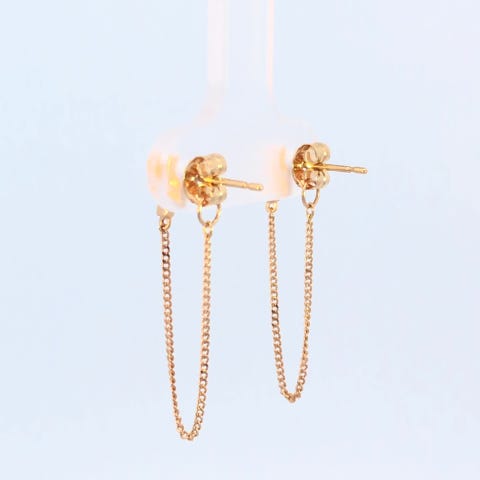 K18 4℃アクアゴールド ピアス | 112341153801 | 【公式】4