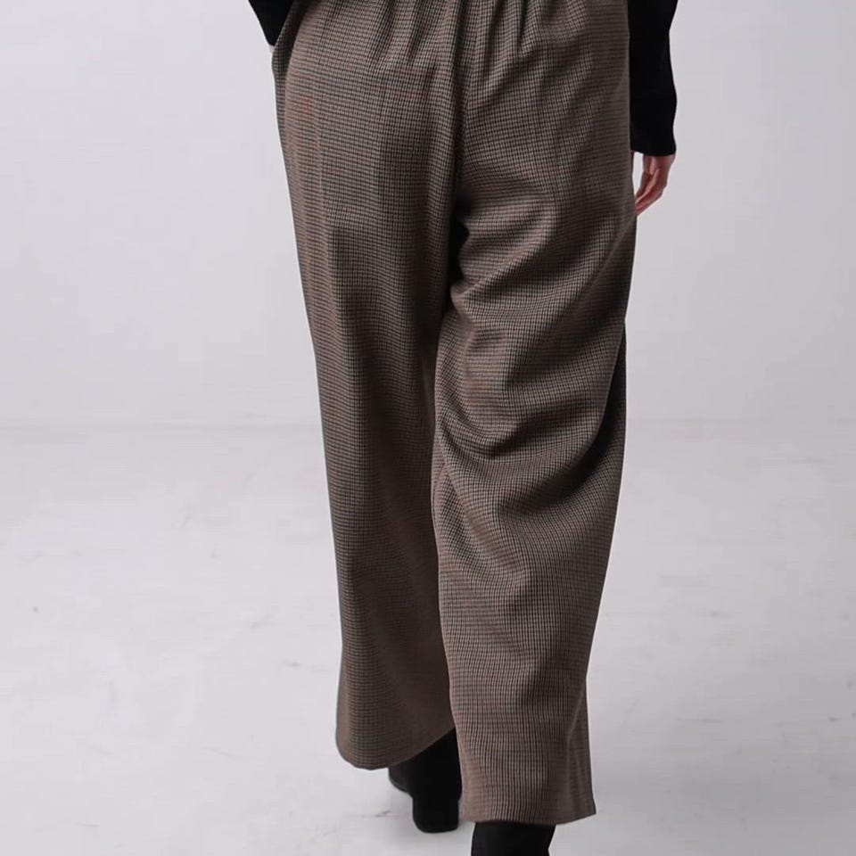 LF743 レディースソロテックス(R)使用レイウォームワイドパンツ