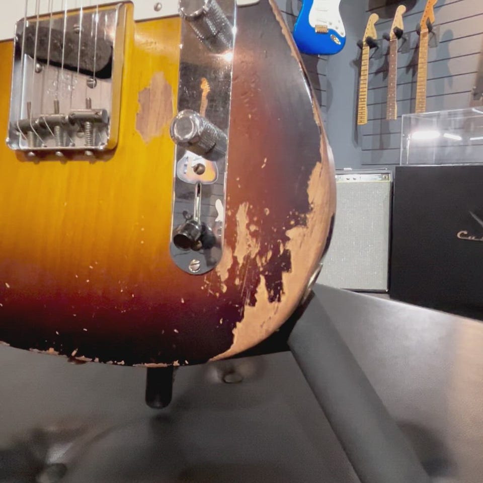 Limited Edition 50s Cocked-Wah Pine Esquire Super Heavy