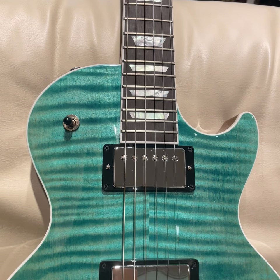 Les Paul Modern Figured Seafoam Green【S/N:224650030】: エレキ
