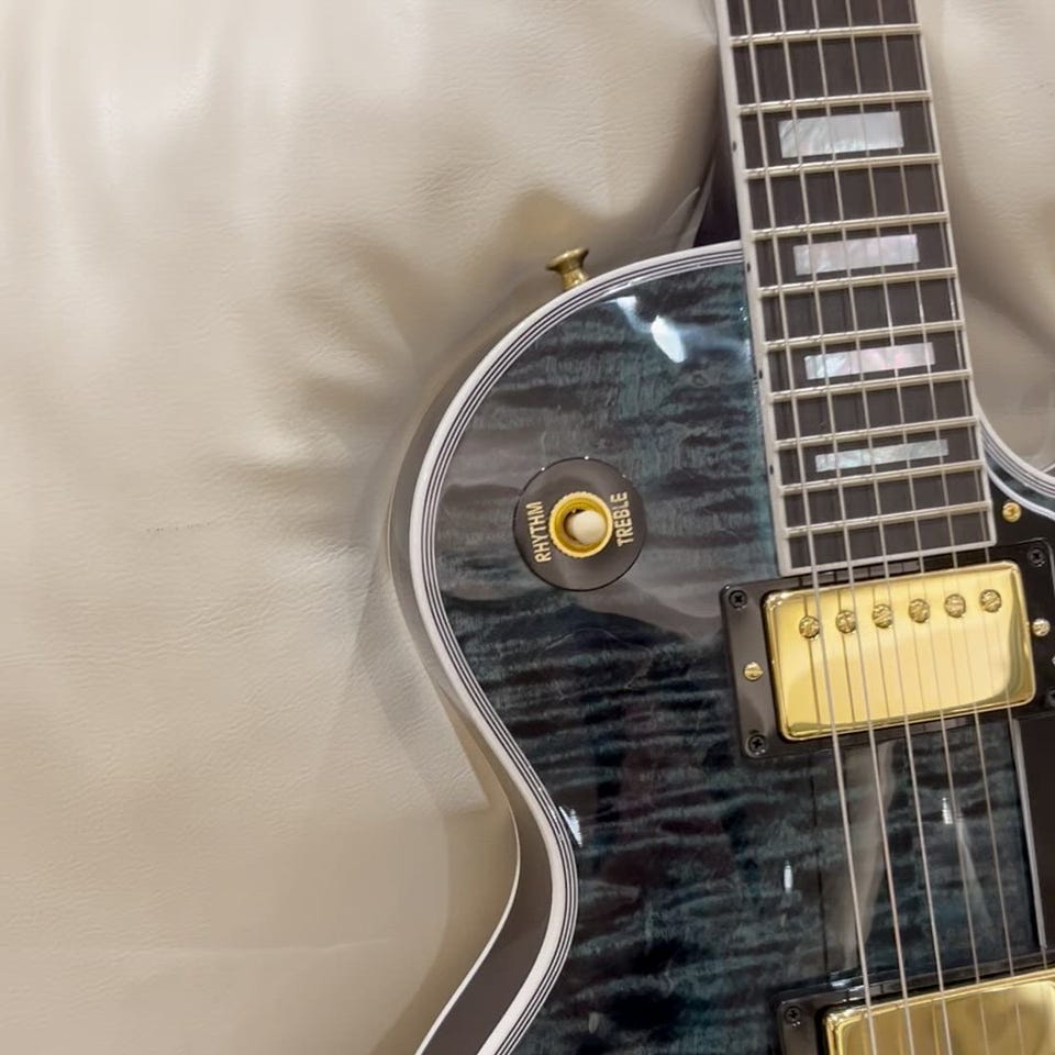 Les Paul Custom Figured Nordic Blue Gloss M2M【S/N:CS501745