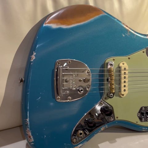 2025 Collection 1965 Jaguar Heavy Relic/Faded Ocean