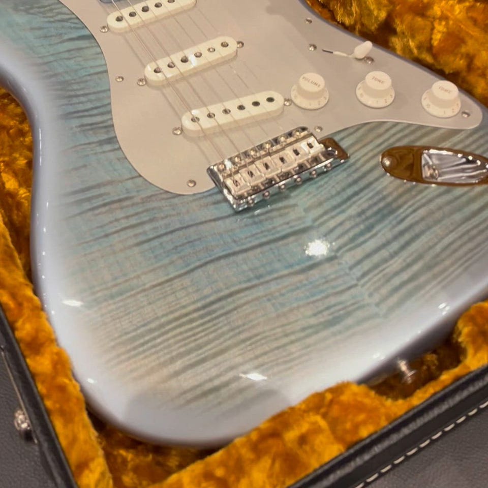 MBS W25 Blue Flame Stratocaster Closet Classic by Austin