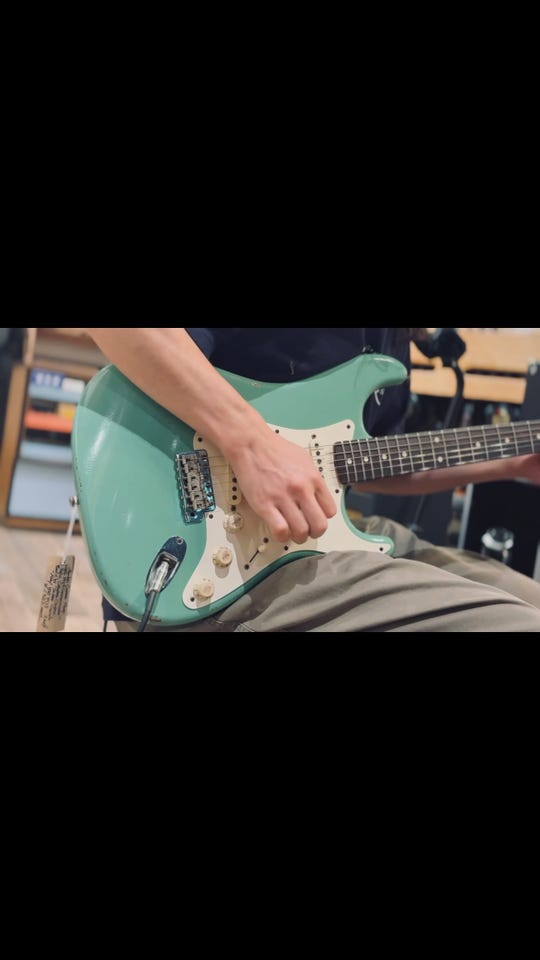 MBS 1959 Stratocaster Relic Celadon Green Built by Jason Smith
