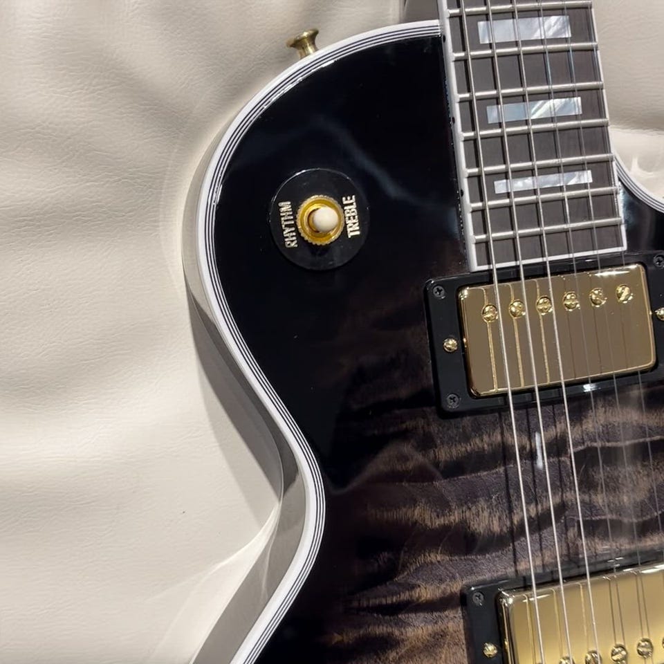 1968 Les Paul Custom 5A Quilt Top Cobra Burst Gloss【S/N