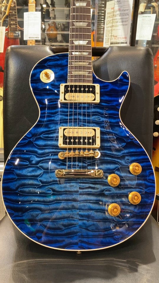 1959 Les Paul Standard 7A Quilt Top Nordic Blue Gloss【S/N:951984