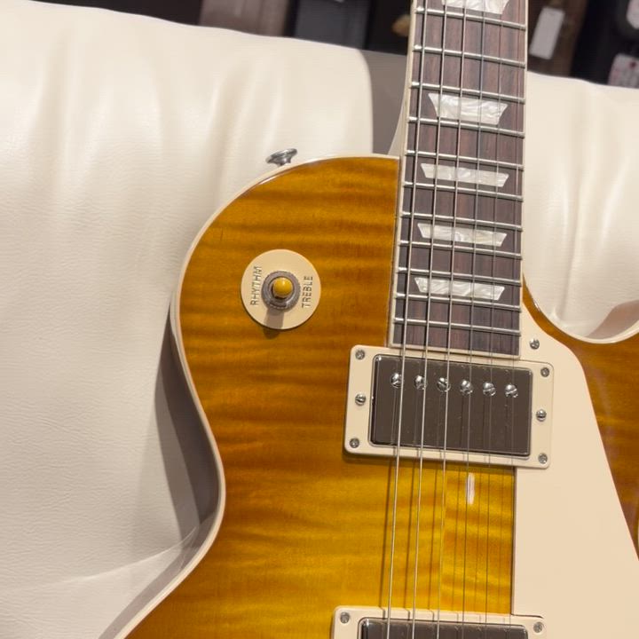 US Exclusive Les Paul Standard 60s AAA Figured Top Honey Lemon