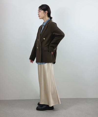 Gready Brilliantツイルテーラードダブルジャケット | SEKIMIKI Online