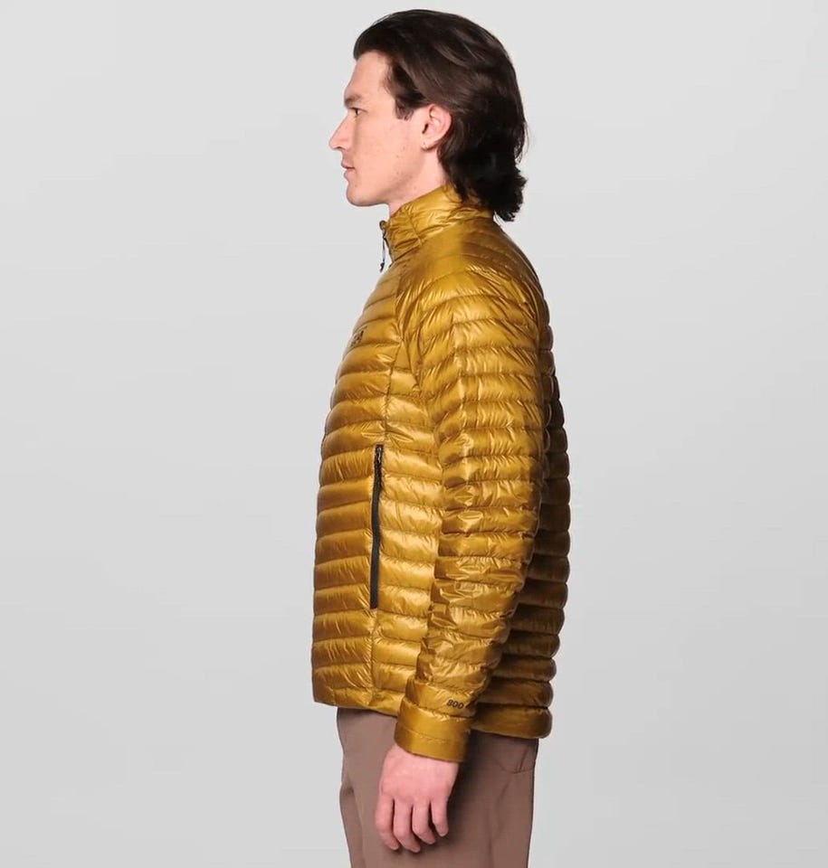 ゴーストウィスパラージャケット(S Olive Gold)│マウンテン