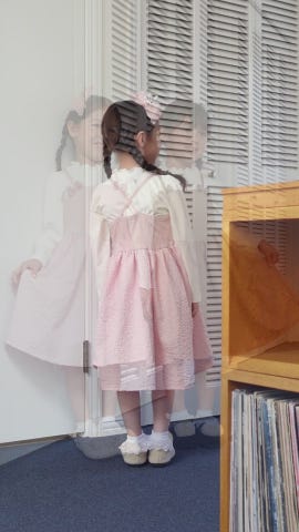 フライストップス&キャミワンピースセット(100cm ベージュ): キッズ