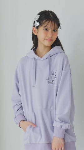 メゾピアノジュニア　ハート　マフラーつき　キルティングブルゾン　L 160 新品 マフラーつきキルティングブルゾン（ブルゾン/ジャンバー