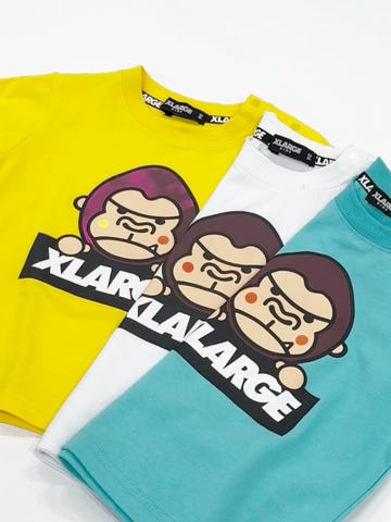 ファニーゴリラ カラーチェンジ半袖Tシャツ(80cm 白): キッズ