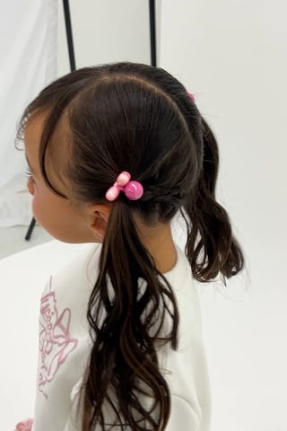 Lycee mine バレエシリーズ】グラデーションリボンヘアゴム2Pセット(F