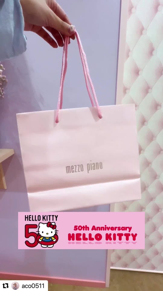 mezzo piano 50th Anniversary HELLO KITTY コラボアイテム