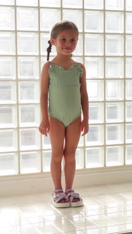 ワンピース meg3kidsmam セール】【2025 SS】ギャザーフレアマキシカットワンピース