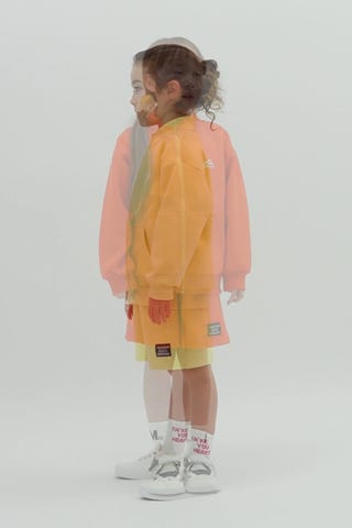 撥水】ポンチZIPスタンドカラー(90cm パープル): キッズ - ナルミヤ