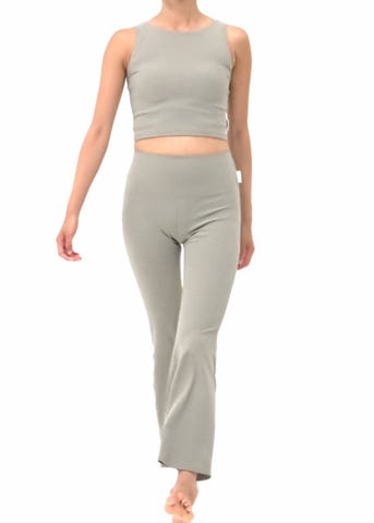 SUKALA】ベーシックリブフレアパンツ(XS・S・M・L・LLサイズ