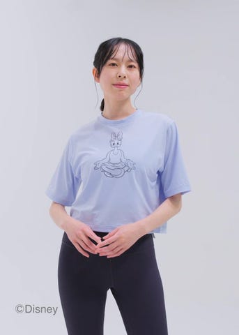 SUKALA】プリントクロップドTee(M・Lサイズ ミニーマウス・デイジー