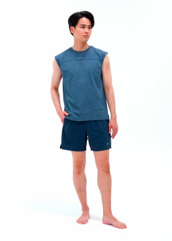 LAVAノースリーブ SUKALA】メンズベーシックノースリーブ(M・Lサイズ ブラック・ネイビー