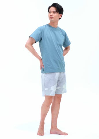 SUKALA】メンズTシャツ＆プリントパンツセットアップ(Mサイズ