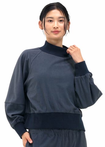 SUKALA】スフレリブイージーセットアップ(M・Lサイズ スモークピンク