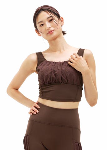 SUKALA】フラワーレースブラトップ(XS・S・M・Lサイズ ブラック