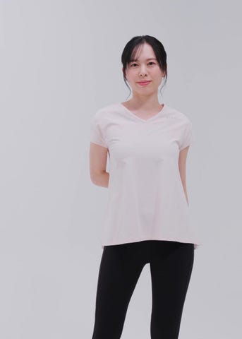 SUKALA】エアフローメッシュTee(S・M・Lサイズ ホワイト・ピンク