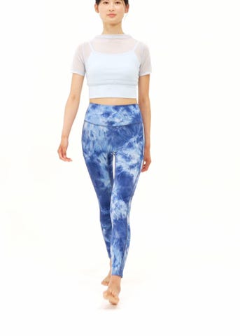 SUKALA マーブルレギンス　S SUKALA】ユーティリティマーブルレギンス(S・Mサイズ ブルー