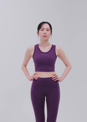 SUKALA】モーションバランスブラトップ(M・L・LLサイズ パープル