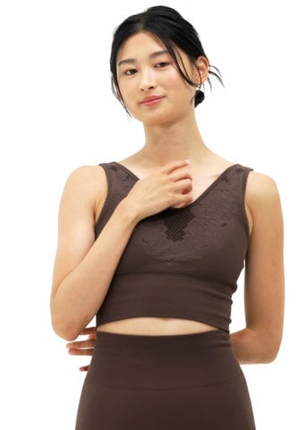 SUKALA ジオメトリックアクティブブラトップ　L SUKALA】ジオメトリックアクティブブラトップ(S・Mサイズ