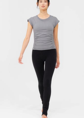 SUKALA】ルーシュドトレンカレギンス(S・M・Lサイズ ディープベージュ