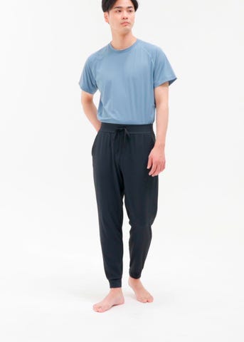 SUKALA リブヨギーニパンツ　チャコールグレー　M 新品 SUKALA】メンズリブヨギーパンツ(M・Lサイズ チャコールグレー