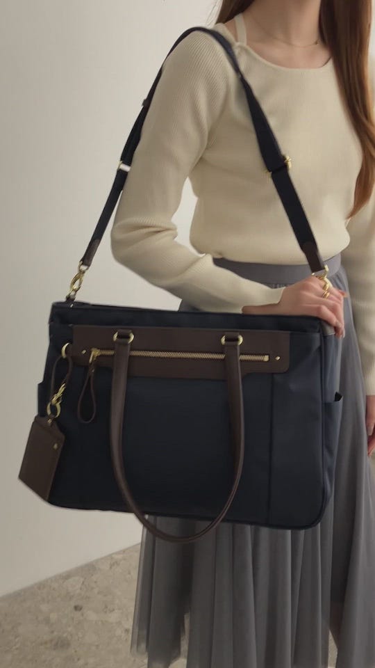 【新品 未使用】エース ビエナ2 ブラック トートバッグ 39×28×11cm 新品 未使用】エース ビエナ2 ブラック トートバッグ 39×28×11cm