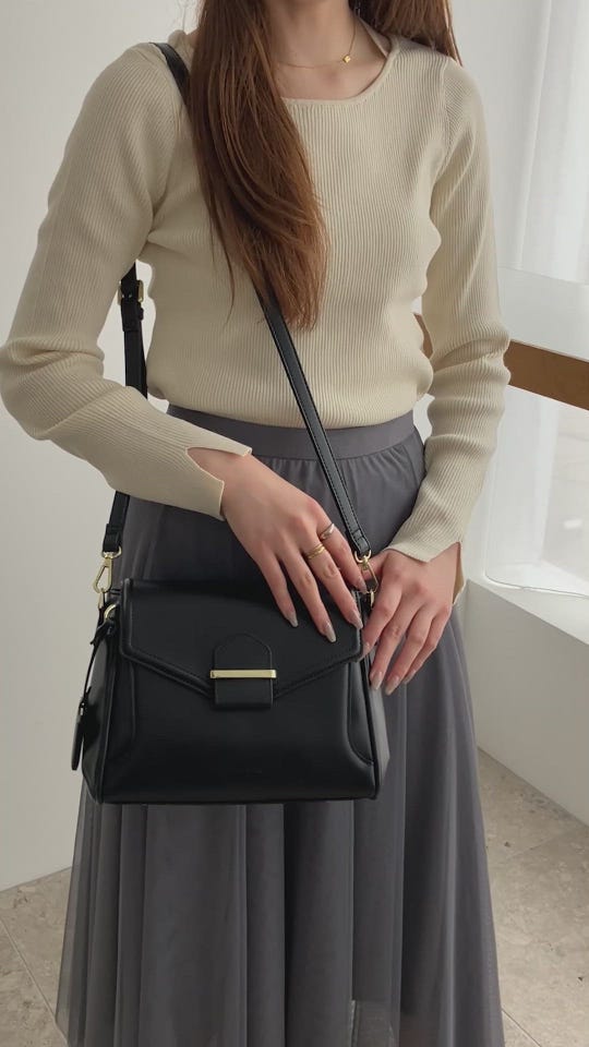 Jewelna Rose ルース ハンドバッグ 16147(01：ブラック): ジュエル