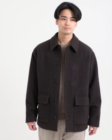 United Arrows SENTDALE WOOL カバーオール SENTDALE WOOL スタンド ブルゾン