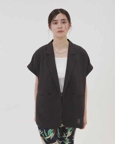 セール】ワープニット リラックス ジャケット -ストレッチ・吸水