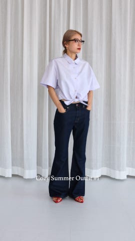 6(ROKU)＞コットンカシミヤ ベーシック Tシャツ 26SS