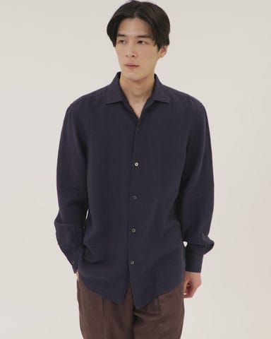 【LT.BLUE】LIBECO リネン オープンカラーシャツ UNITED ARROWS｜LIBECO リネン オープンカラー シャツ | Rakuten