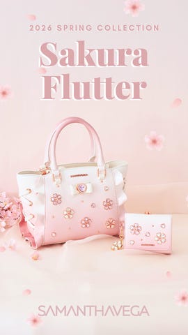 サクラフラッター折財布(FREE ピンク): SAMANTHAVEGAサマンサタバサ