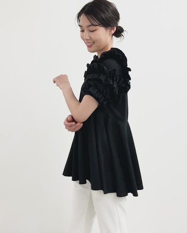 JAYRO(ジャイロ) / 袖フリルTシャツ (トップス / Tシャツ