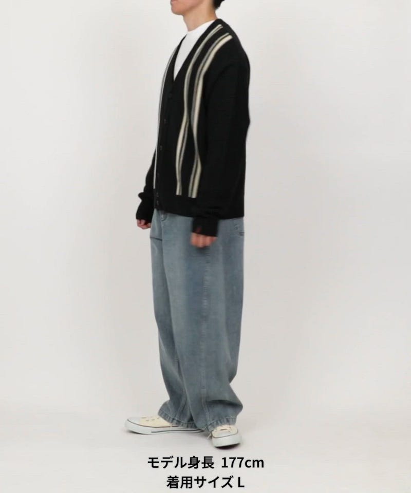 RED KAP/別注 ガーター編み ストライプ カーディガン｜Daytona Park