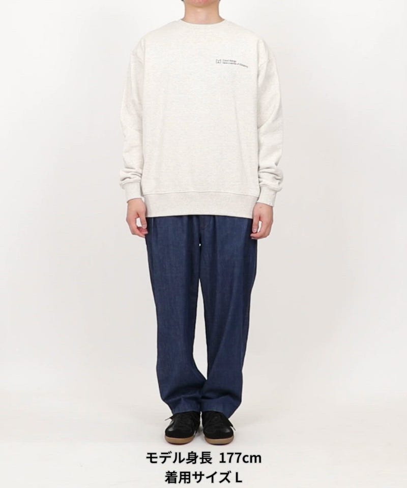 MA Firsthand/MA ベーシックロゴ刺繍 クルーネックスウェット / 裏毛