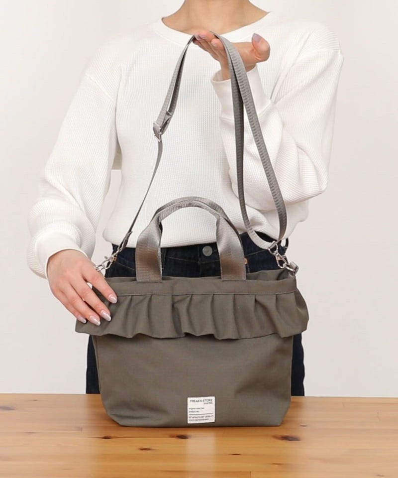FREAK'S STORE/FREAK'SSTOREフリル2WAYハンドショルダーバッグ【限定