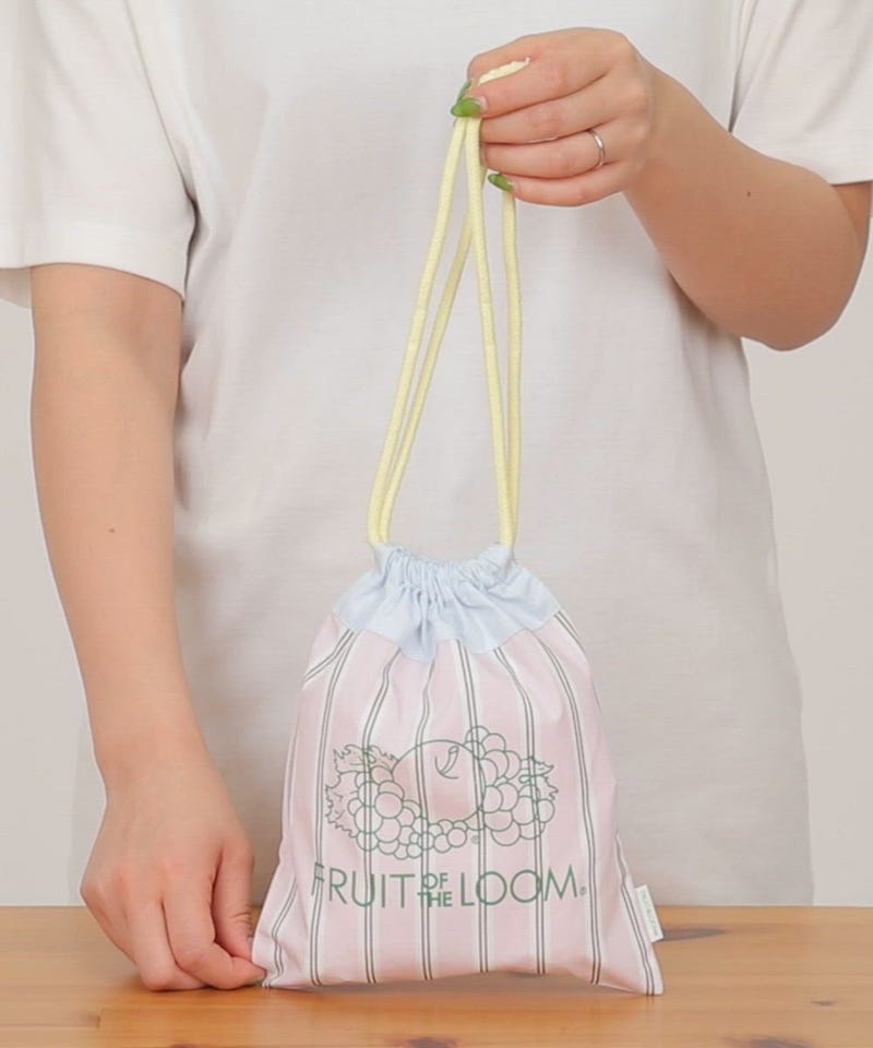 FRUIT OF THE LOOM/別注 マルチストライプ 巾着バッグ｜Daytona Park