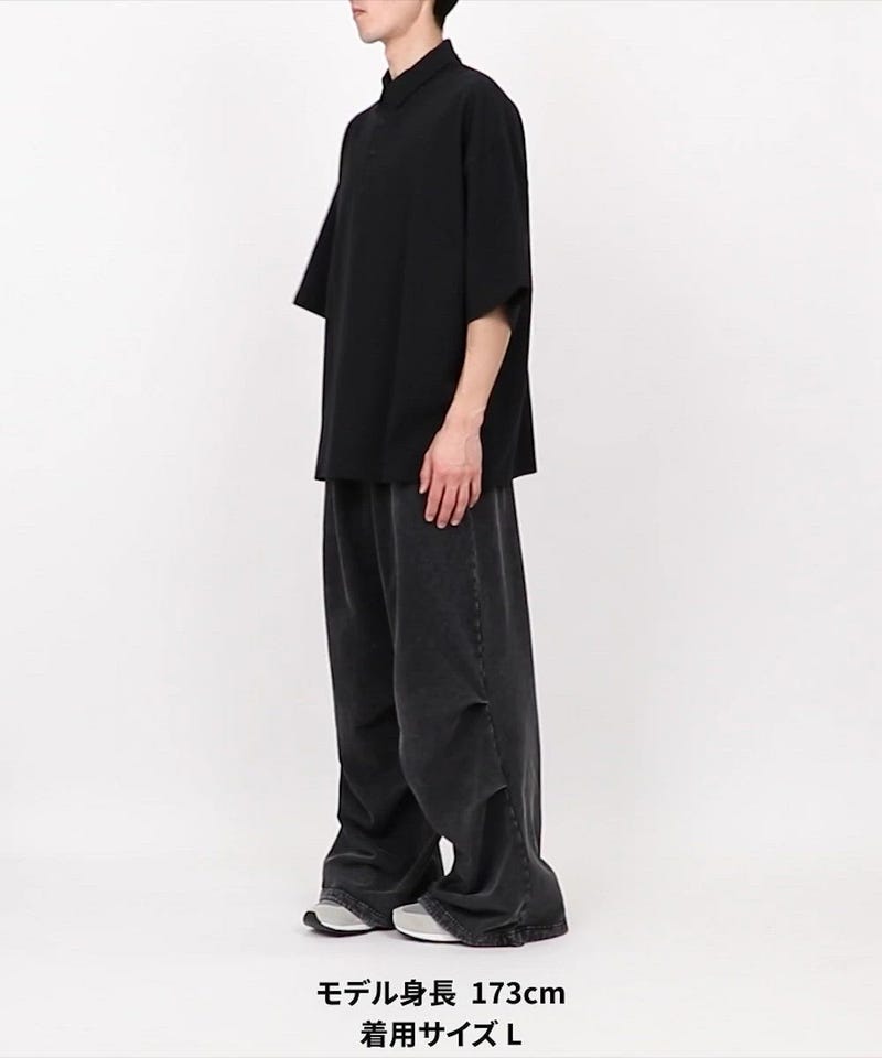 F.C.R.B./ビッグロゴワイドポロシャツ/SIZE XL/ビッグシルエット FREAK'S STORE（フリークスストア） ポロシャツ 限定展開 9オンス