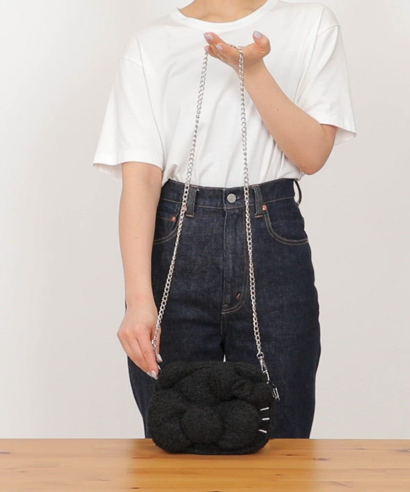 FREAK'S STORE/”HELLOKITTY” もこもこポシェット チェーンバッグ