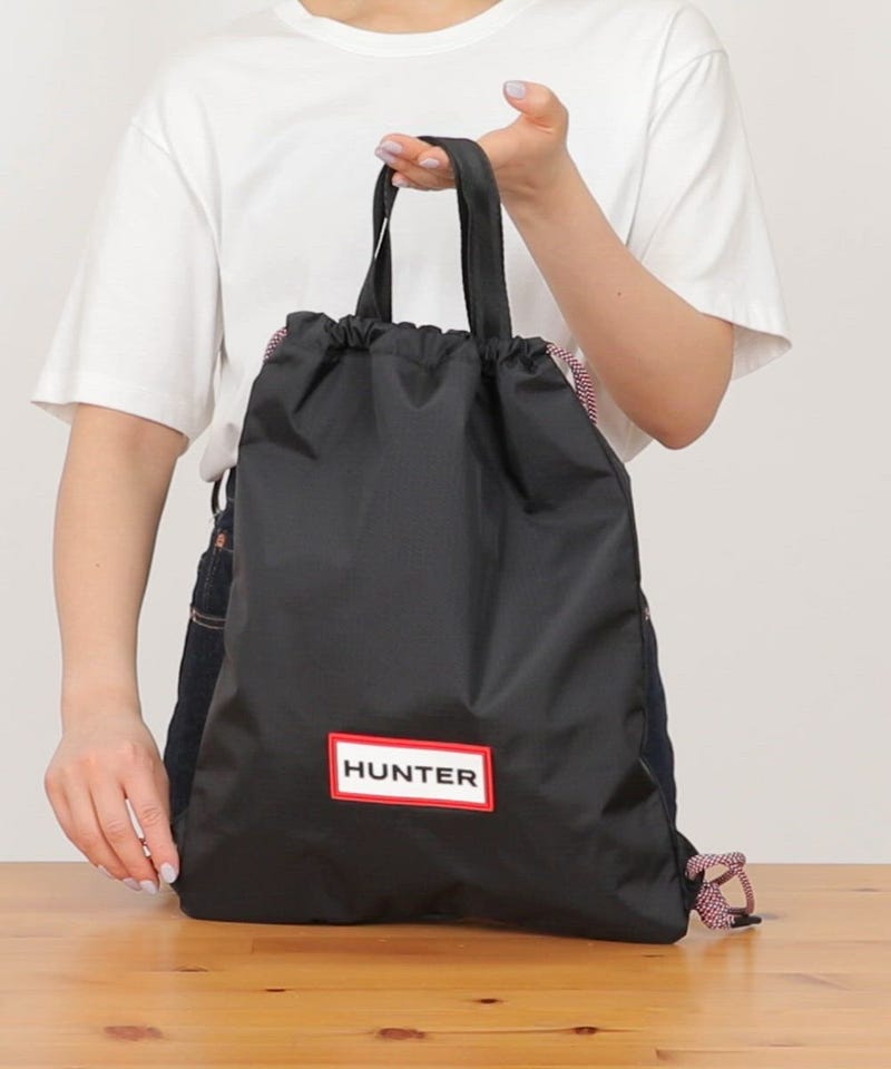 HUNTER/TRAVEL DRAWSTRING BACKPACK TOTE(耐水)【限定展開】｜Daytona