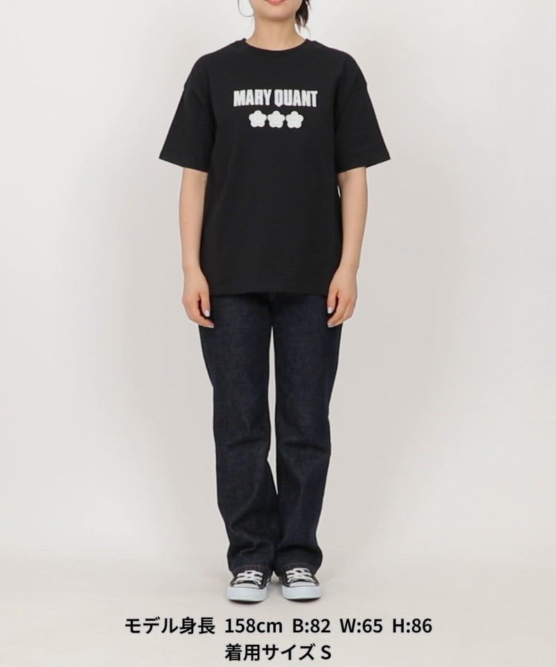 MARY QUANT/ドット柄 刺繍 ロゴ Tシャツ 限定展開｜Daytona Park