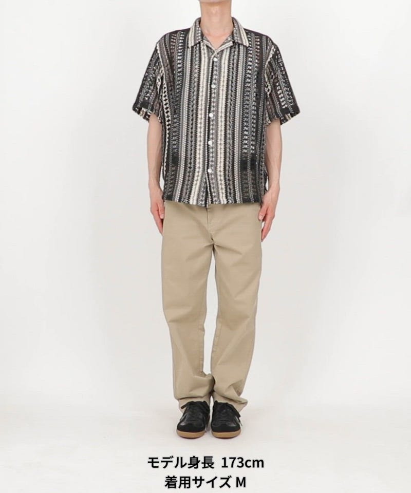 FREAK'S STORE/【新色追加】インド製 リラックスフィット 総柄レース